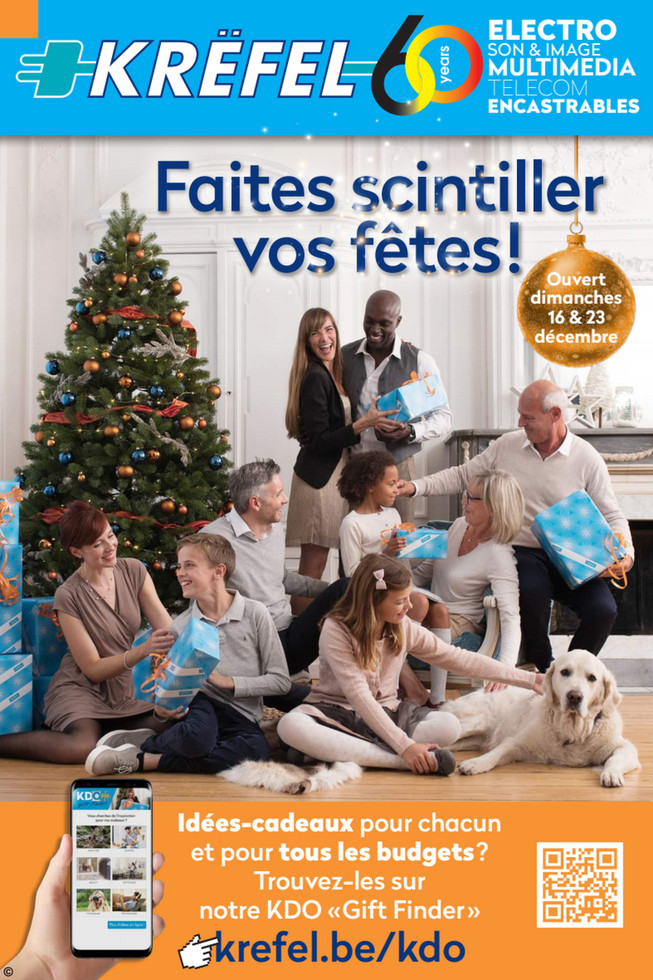 Folder Krëfel du 03/12/2018 au 31/12/2018 - Guide cadeaux