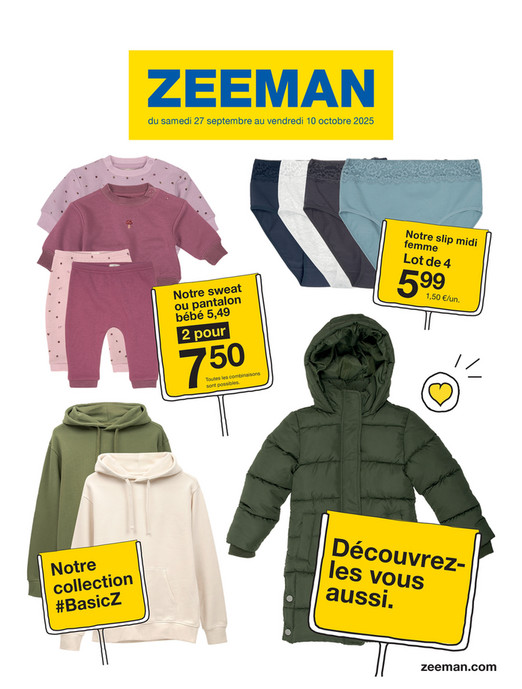 Notre sweat ou pantalon bébé 5,49