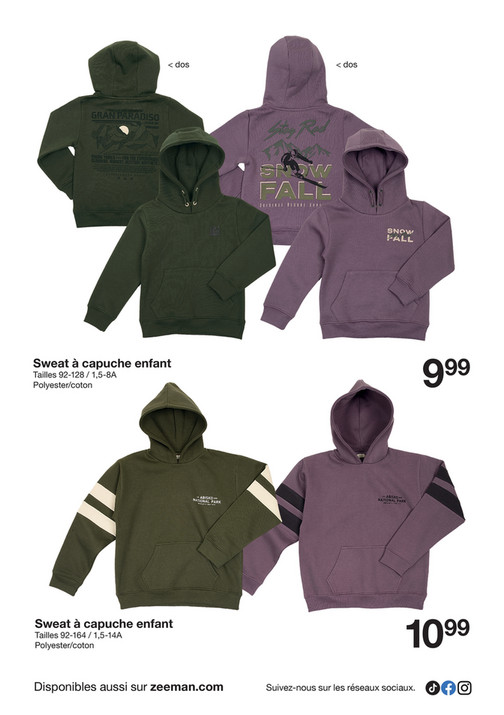 Sweat à capuche enfant