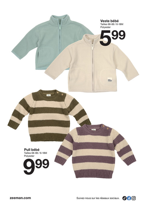 Veste bébé