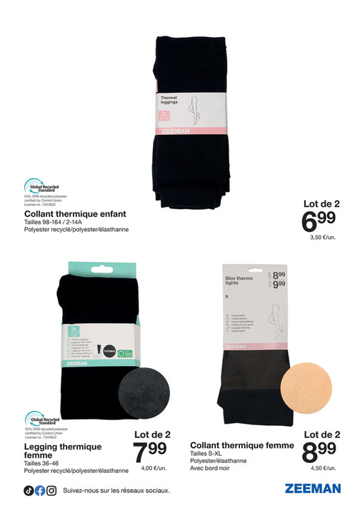 Collant thermique enfant