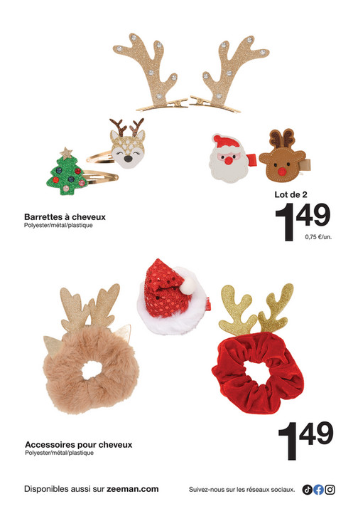 Barrettes à cheveux