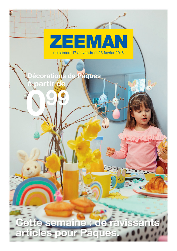 Folder Zeeman du 21/02/2018 au 23/02/2018 - Promo semaine 8