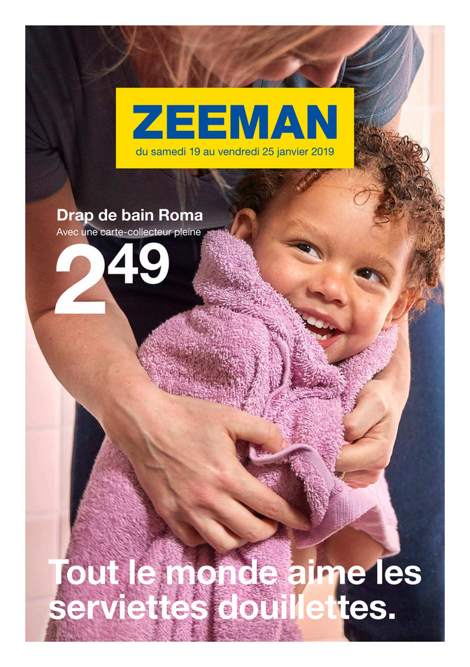 Folder Zeeman du 19/01/2019 au 25/01/2019 - Promotions de la semaine 4