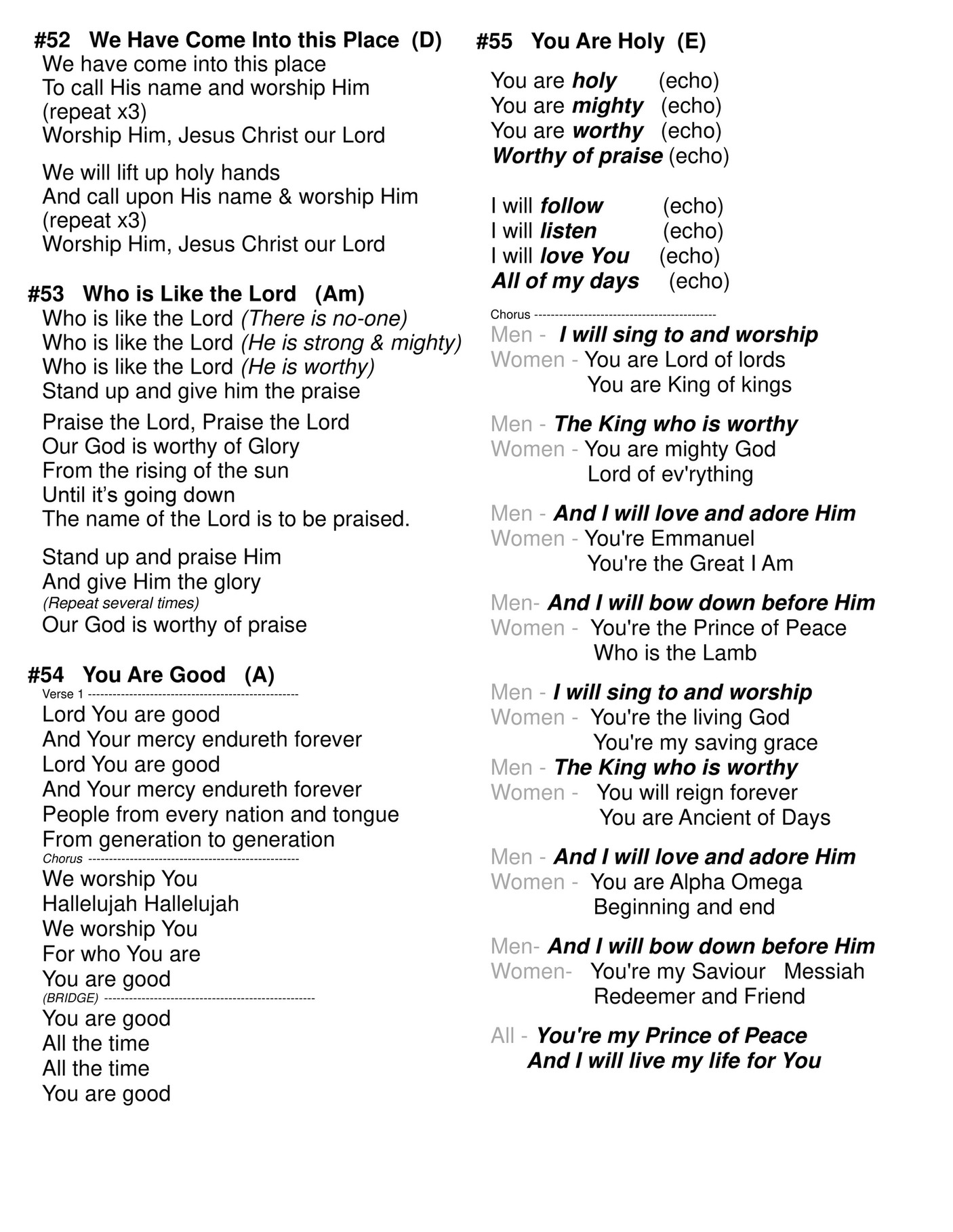 My Publications Stand Together Song Book 101 Songs With Chords Rev3 Page 154 155 Created With Publitas Com