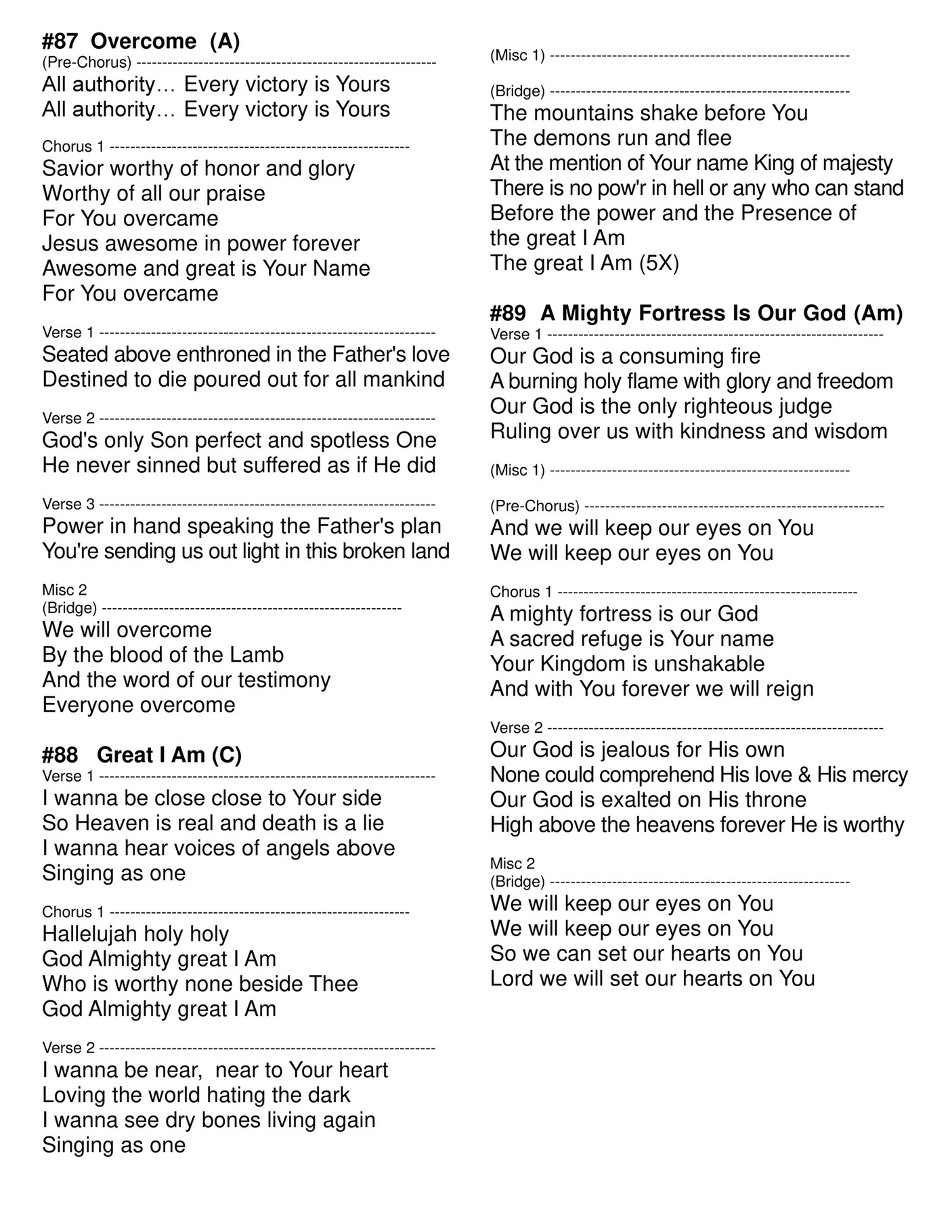 My Publications Stand Together Song Book 101 Songs With Chords Rev3 Page 164 165 Created With Publitas Com