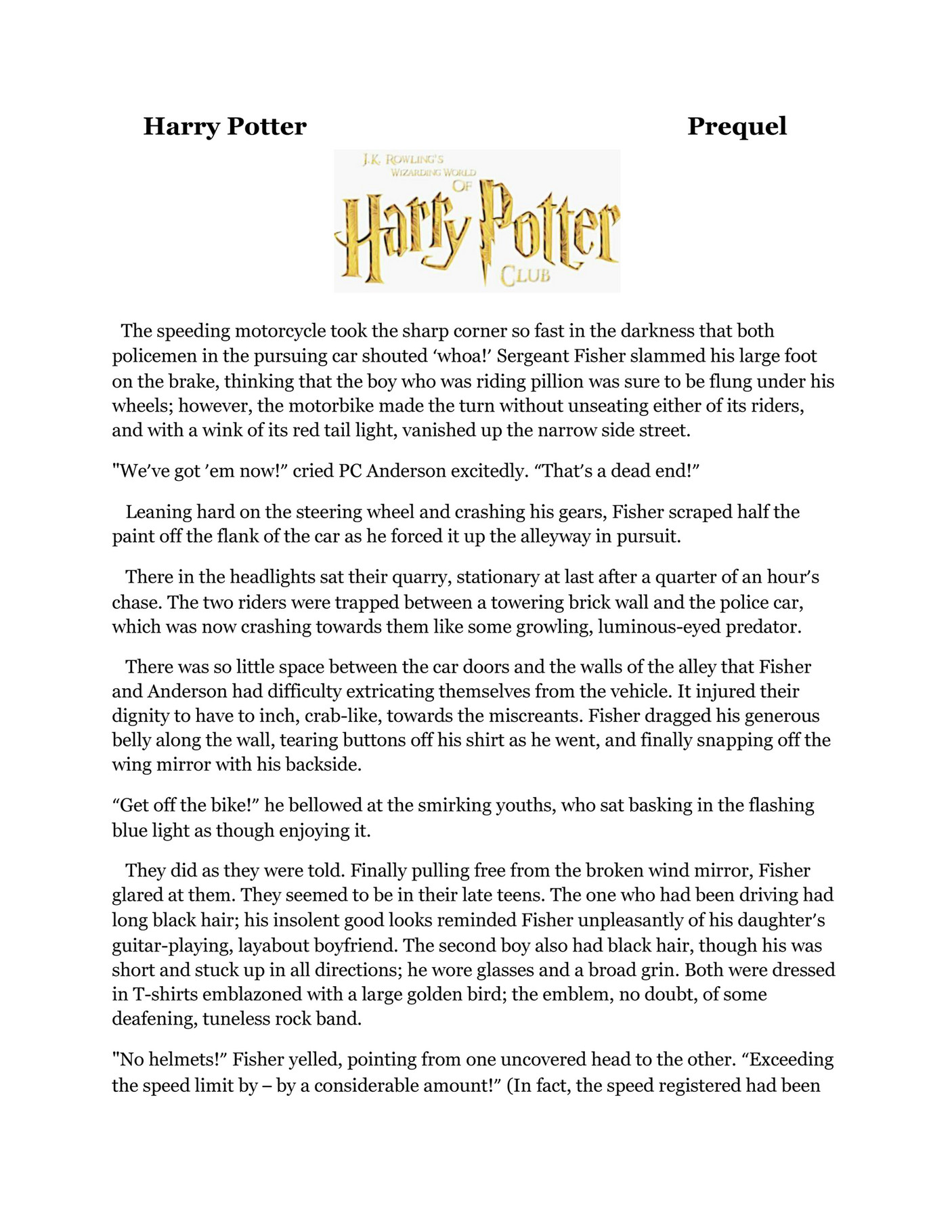 My Publications Harry Potter Prequel Page 1 Created With Publitas Com