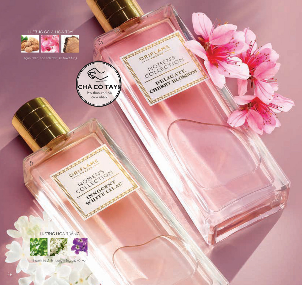 oriflame perfume cherry blossom