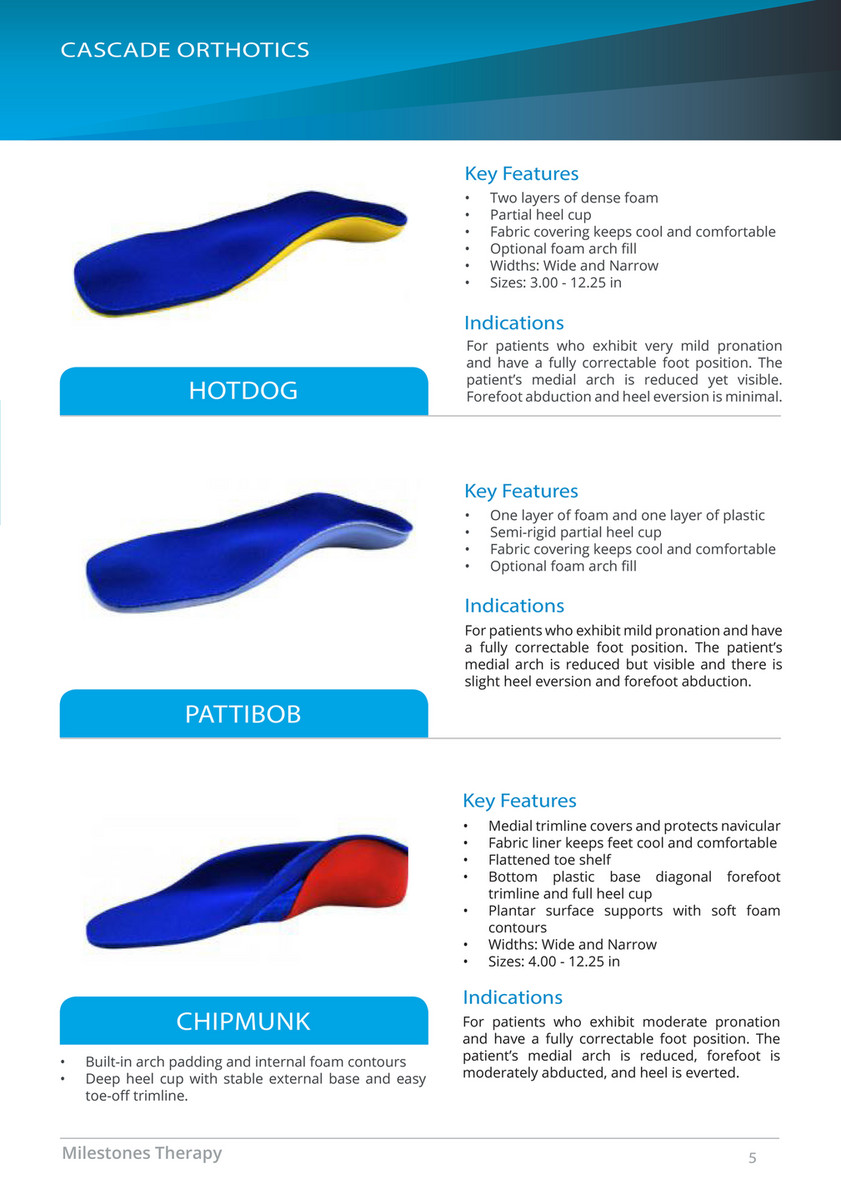 chipmunk foot orthotics