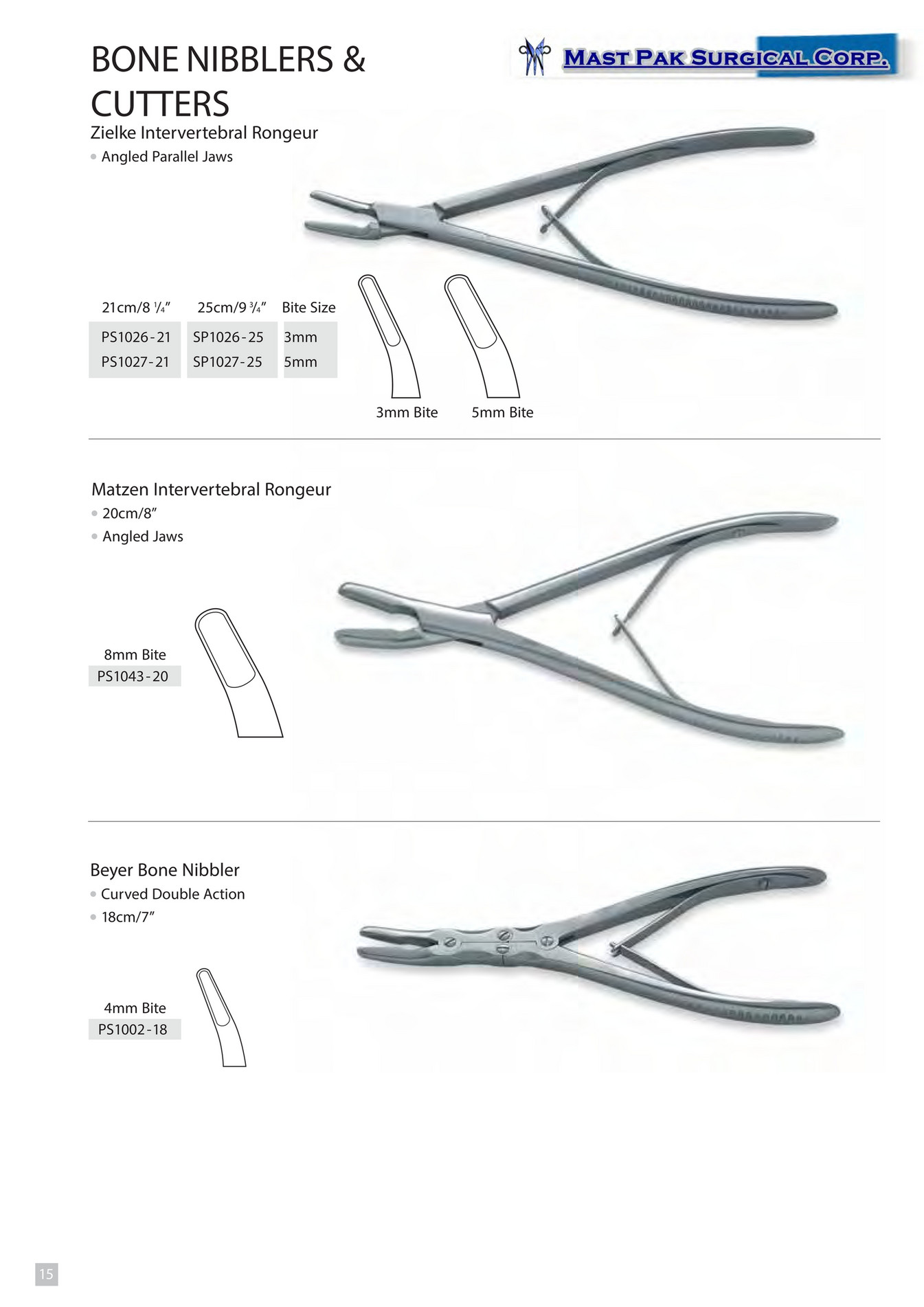 My publications - Mast Pak Spinal-Surgery Catalog,, - Page 18-19 - Created  with Publitas.com