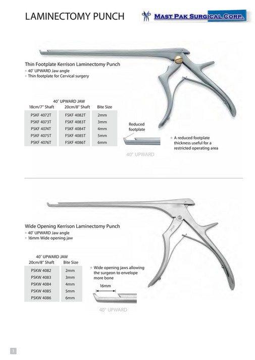 My publications - Mast Pak Spinal-Surgery Catalog,, - Page 6-7 ...