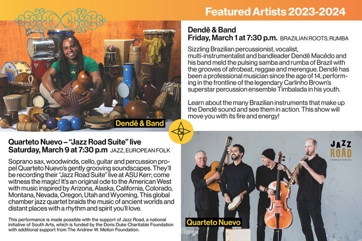 ASU Kerr 2023-2024 Season Brochure - full show listings - Page 12-13 ...