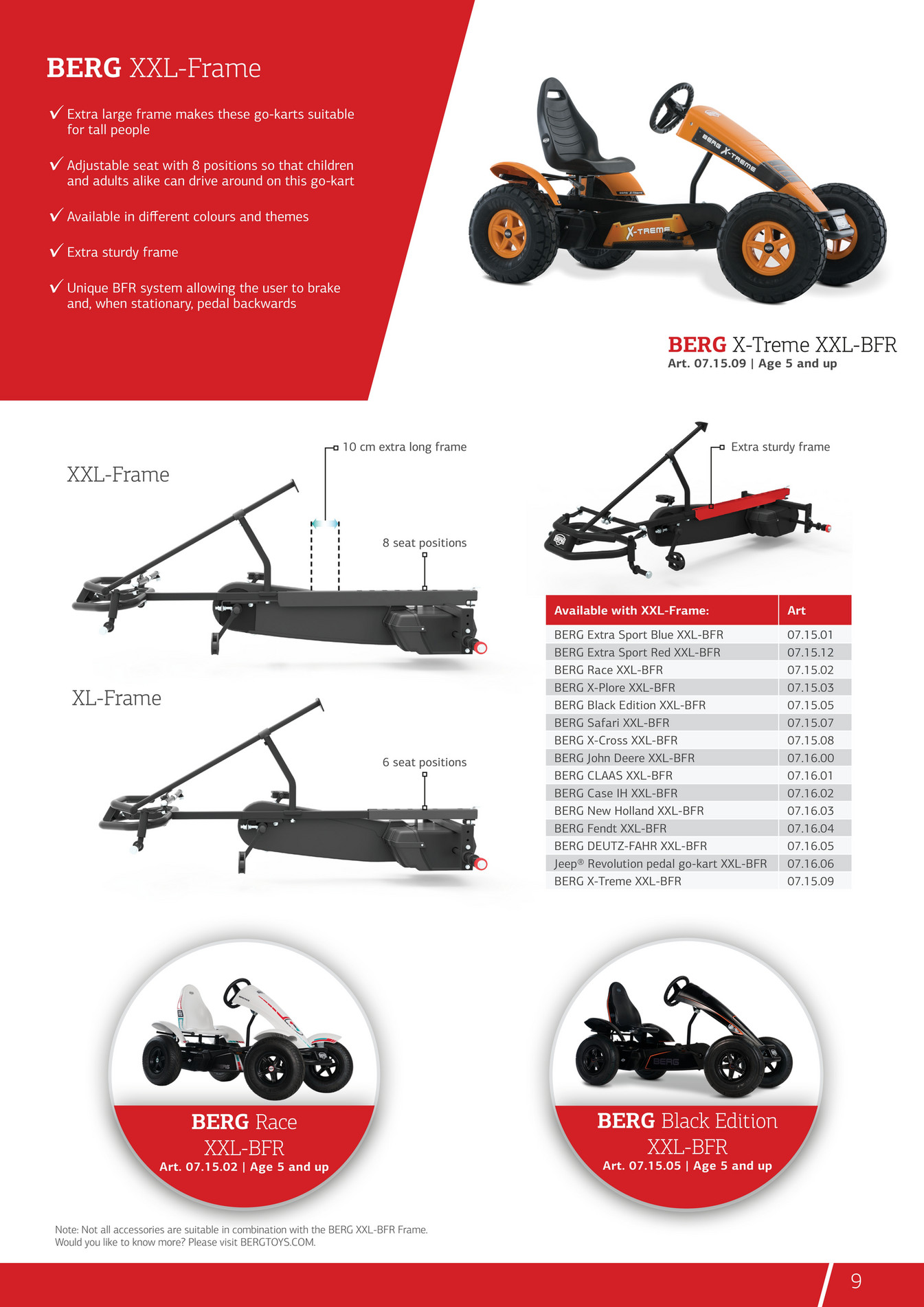 BERG XXL X-Cross E-BFR Pedal-Gokart