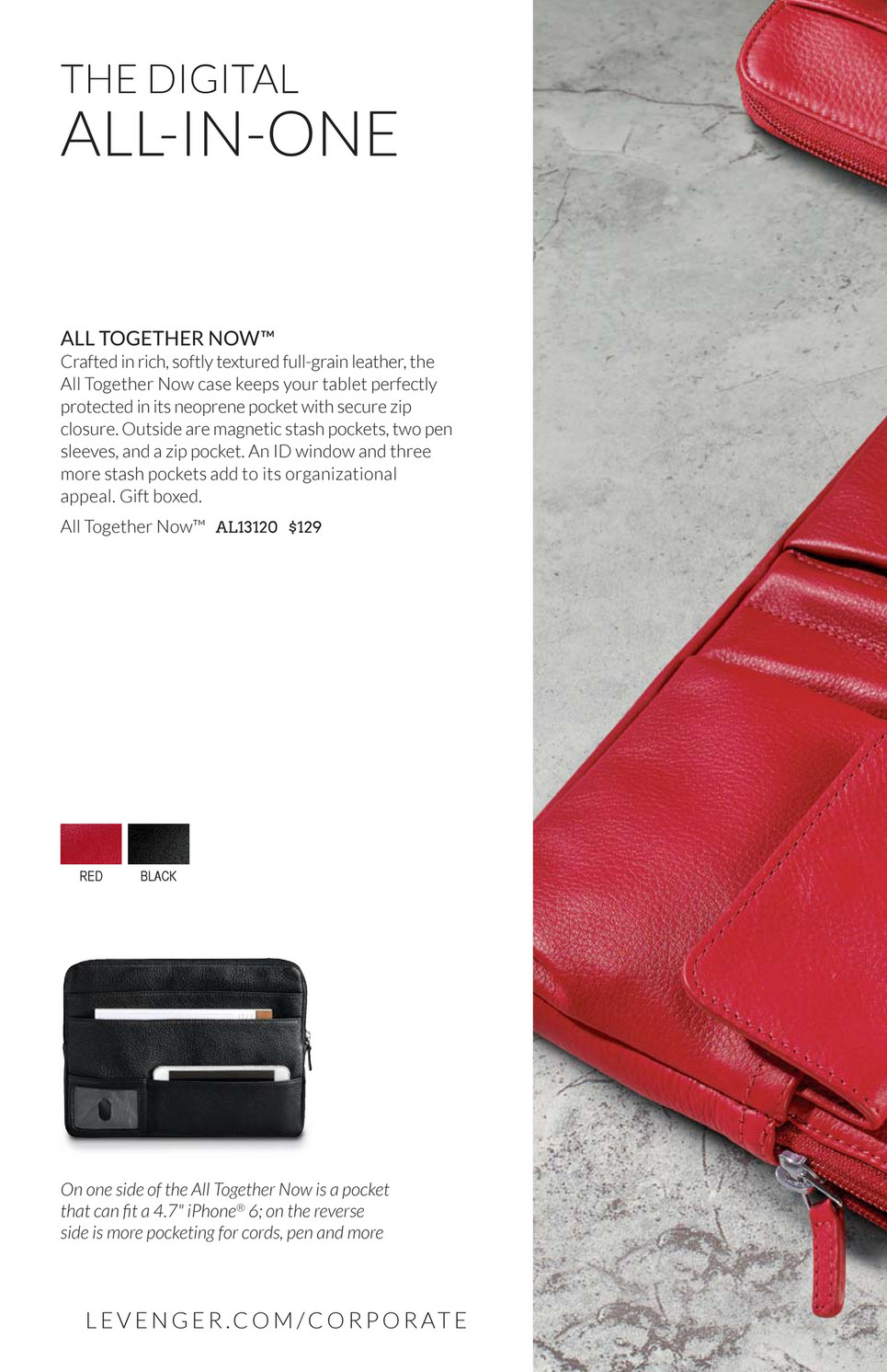 The Pocket Briefcase, only from Levenger