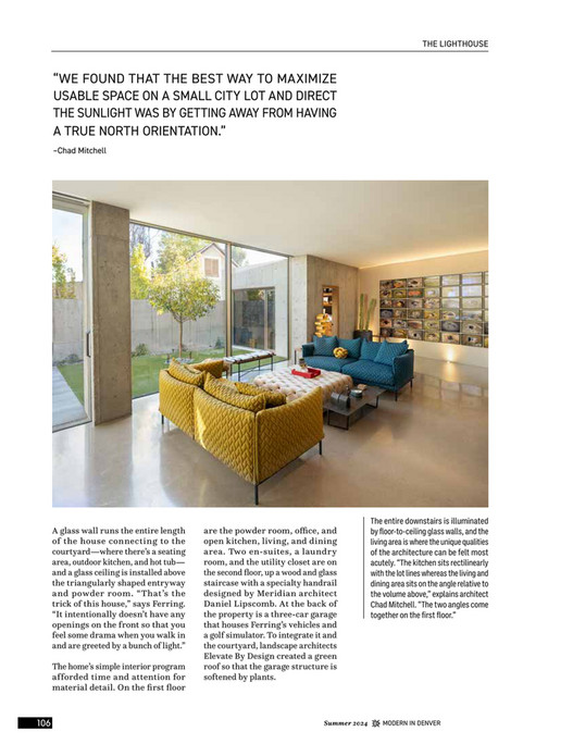 Modern In Denver - Modern In Denver - Summer 2024 - Page 106-107