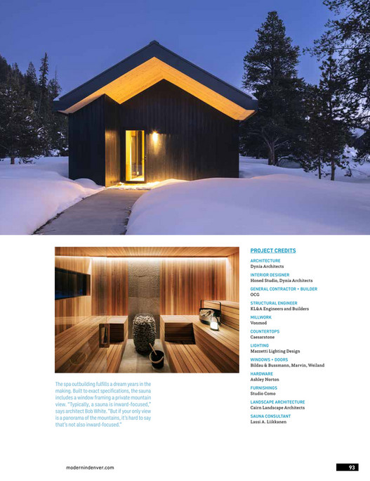 Mazzetti Engineering Modern In Denver - Modern In Denver- Winter 2025 - Page 90-91