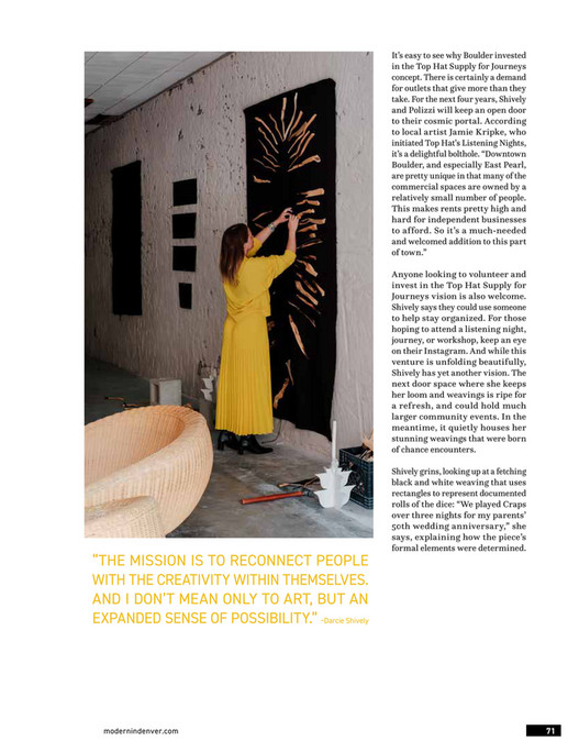 Modern In Denver - Modern In Denver- Winter 2025 - Page 70-71
