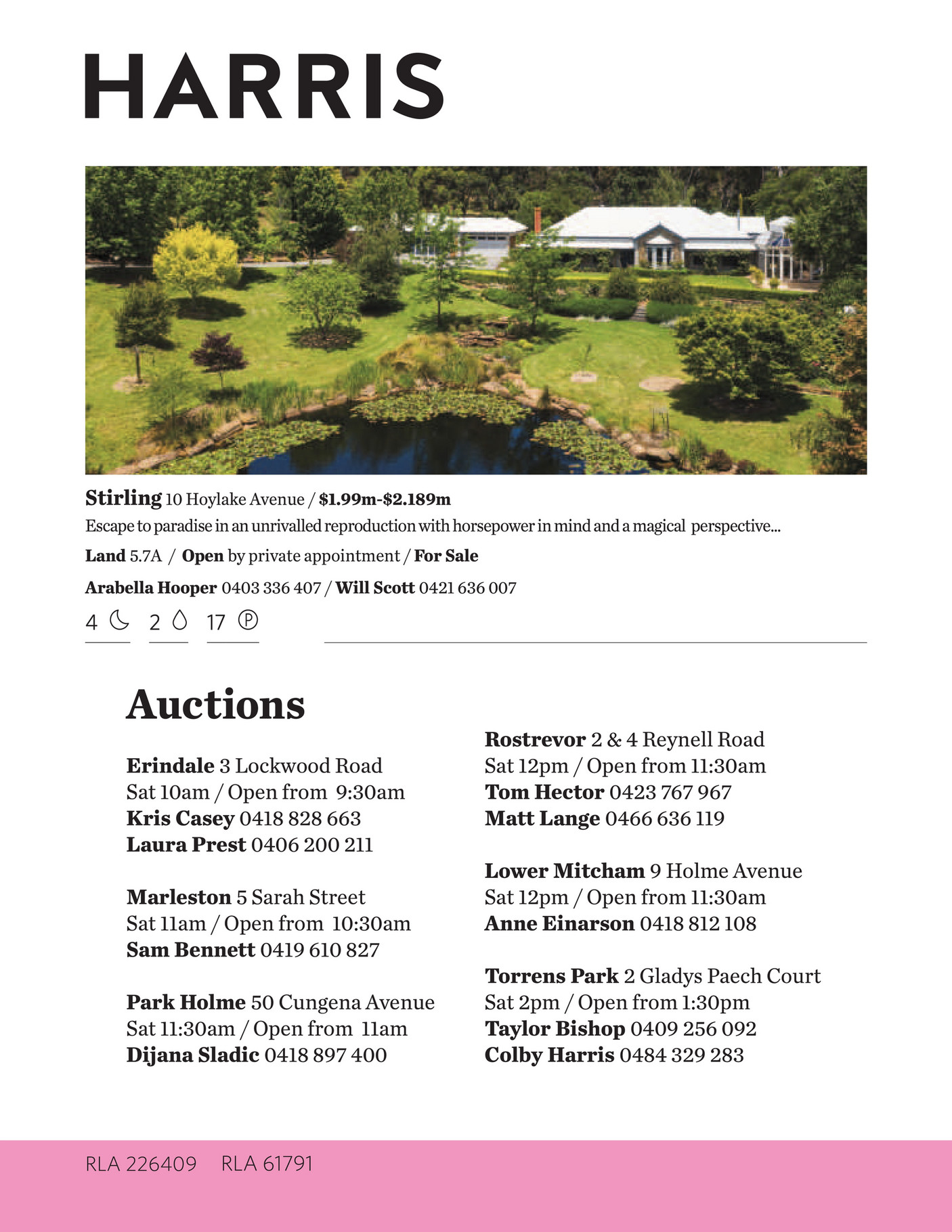 Harris Real Estate Advertiser 12th December Page 1