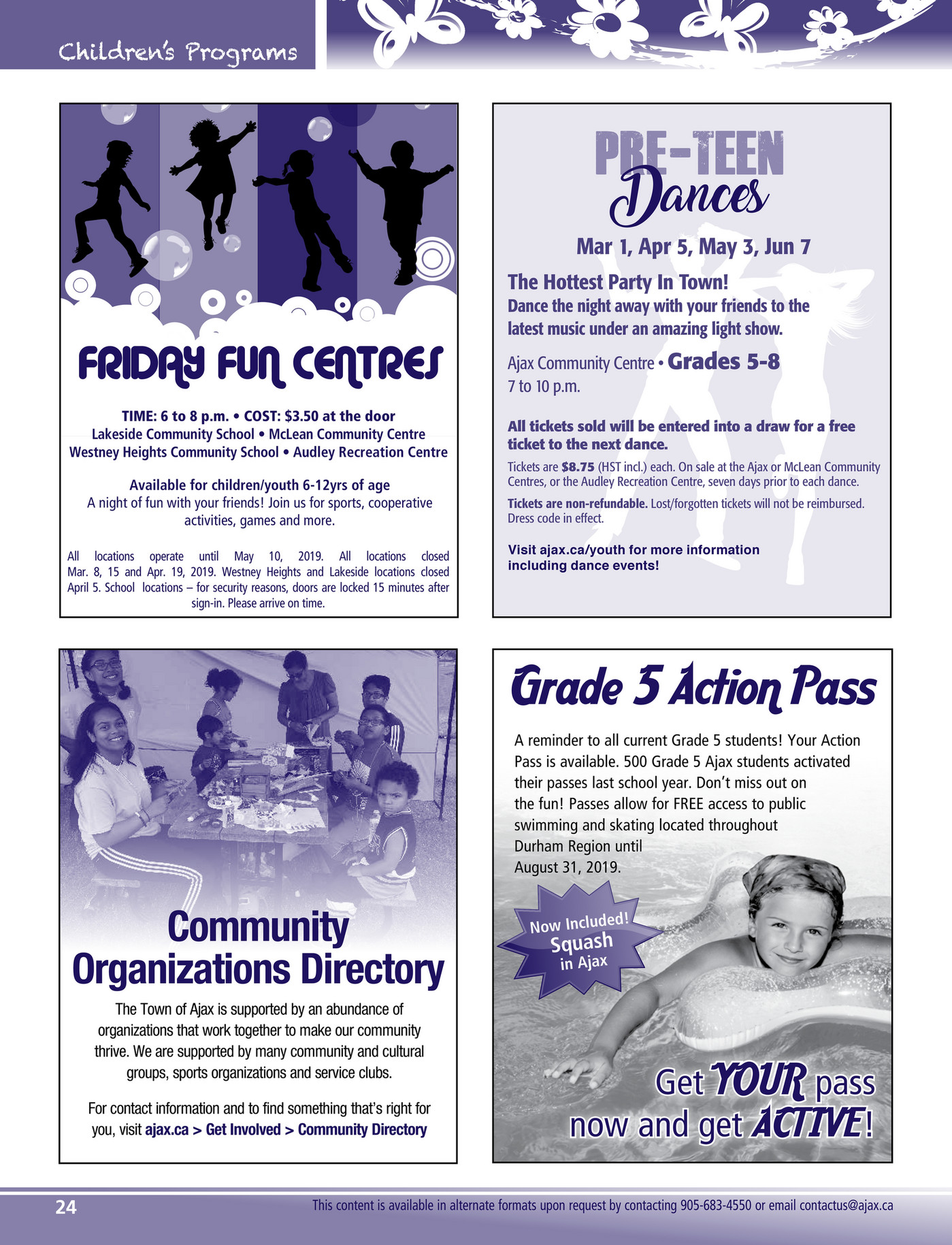 My Publications Community Recreation Parks Guide Spring