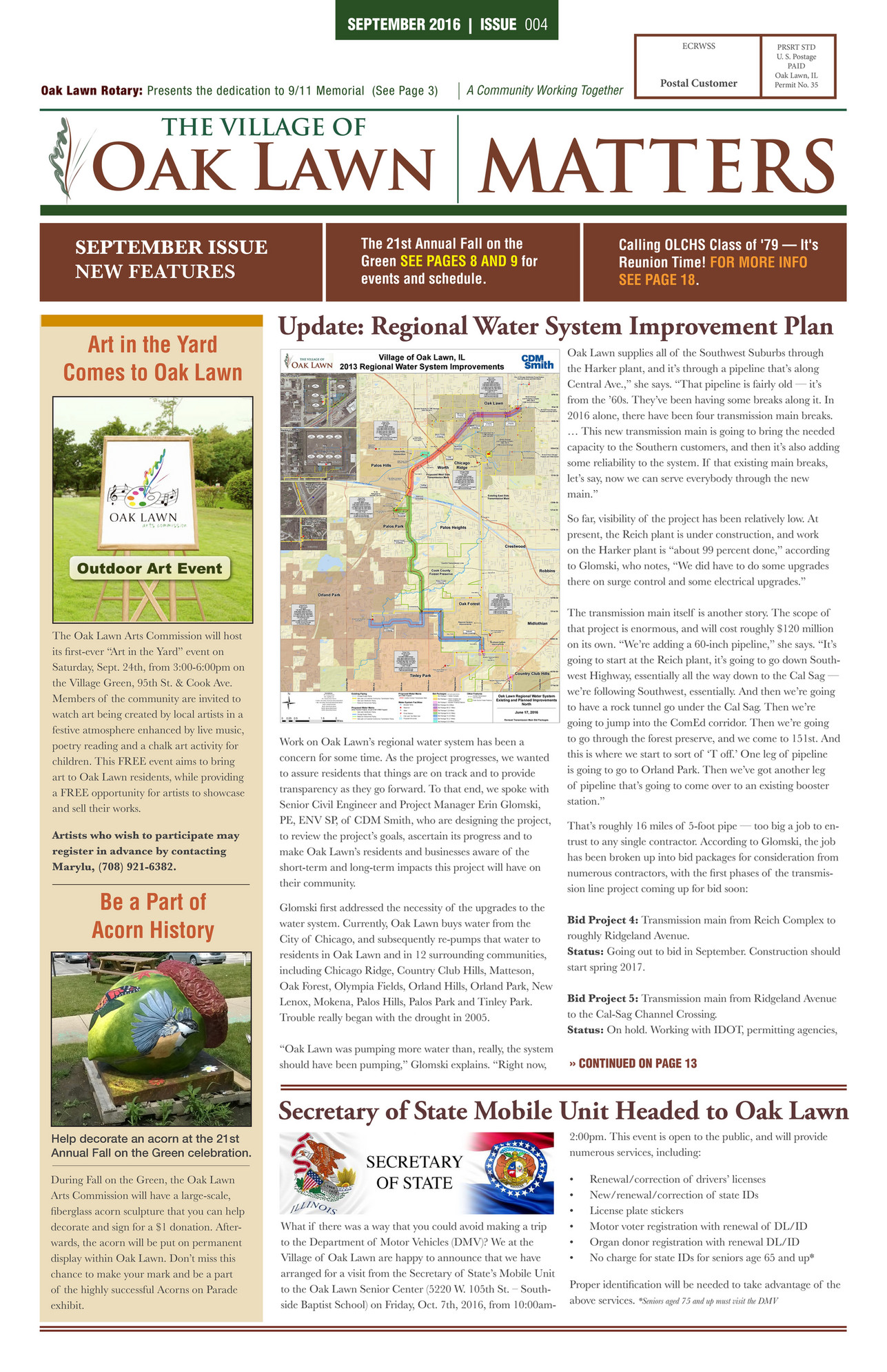 Village of Oak Lawn Oak Lawn Matters Page 2 3 Created with