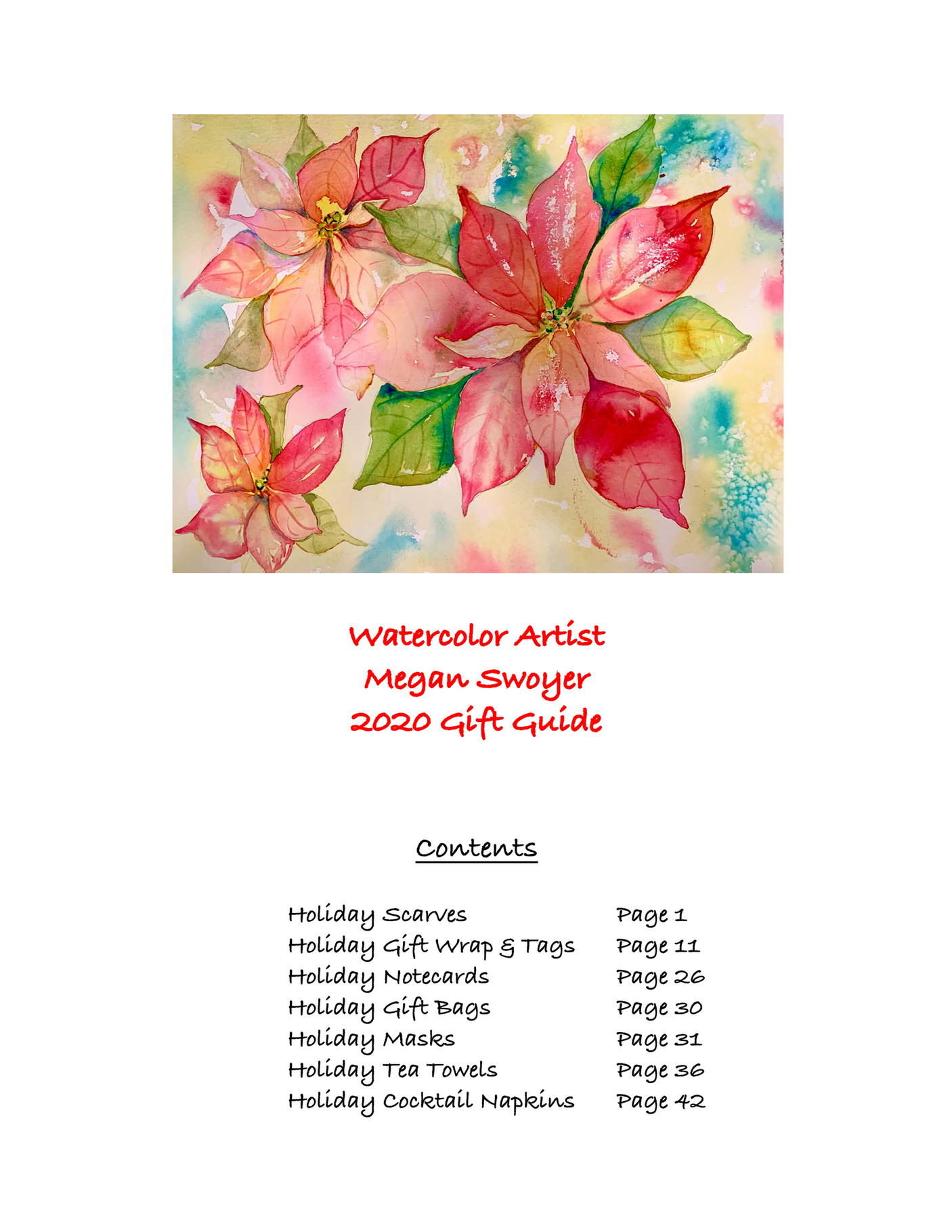 Artist Megan Swoyer's Greenbush Media 2020 Holiday Gift Guide Page 2 Created with