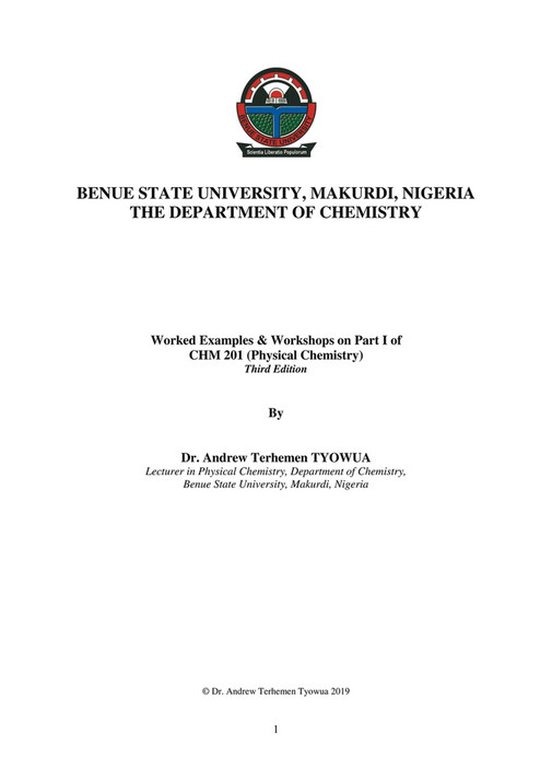 My publications - CHM 201-WORKED EXAMPLES AND WORKSHOPS - Page 1 ...