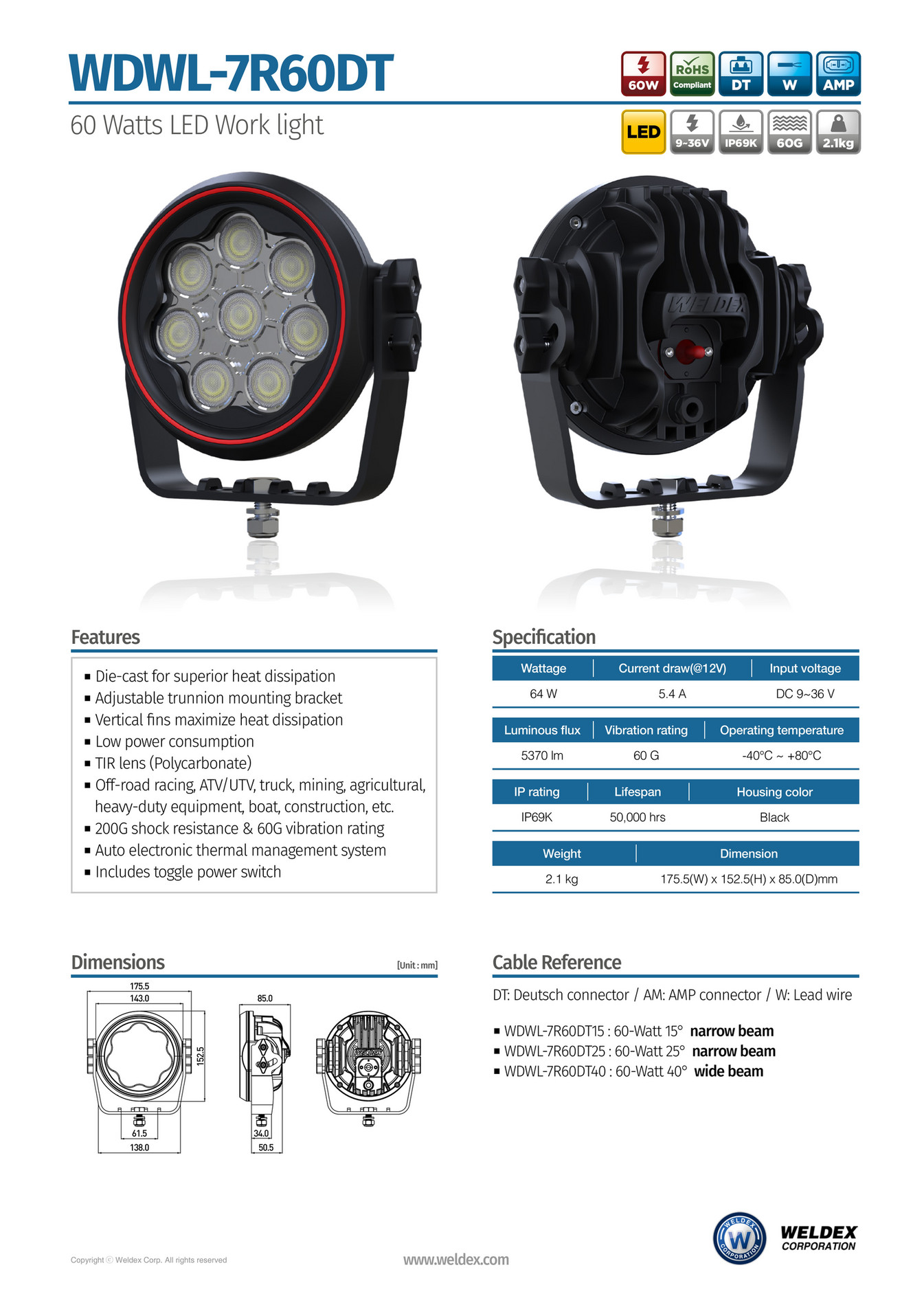 Weldex - WDWL-7R60DT_Brochure(200401) - Page 1