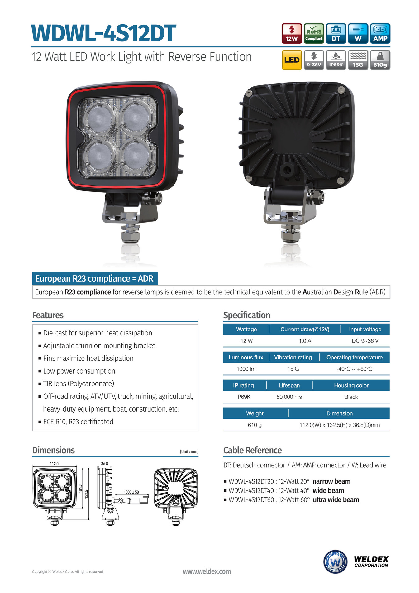 Weldex - WDWL-4S12DT_Brochure(201203) - Page 1