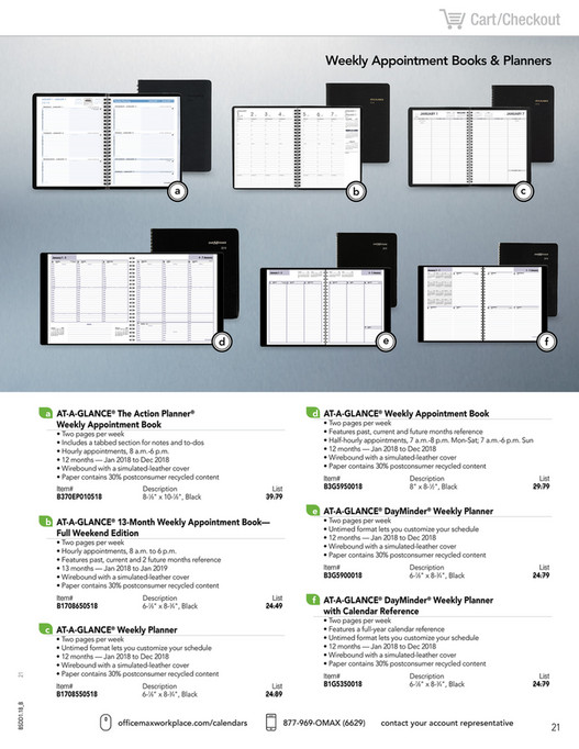 at a glance action planner
