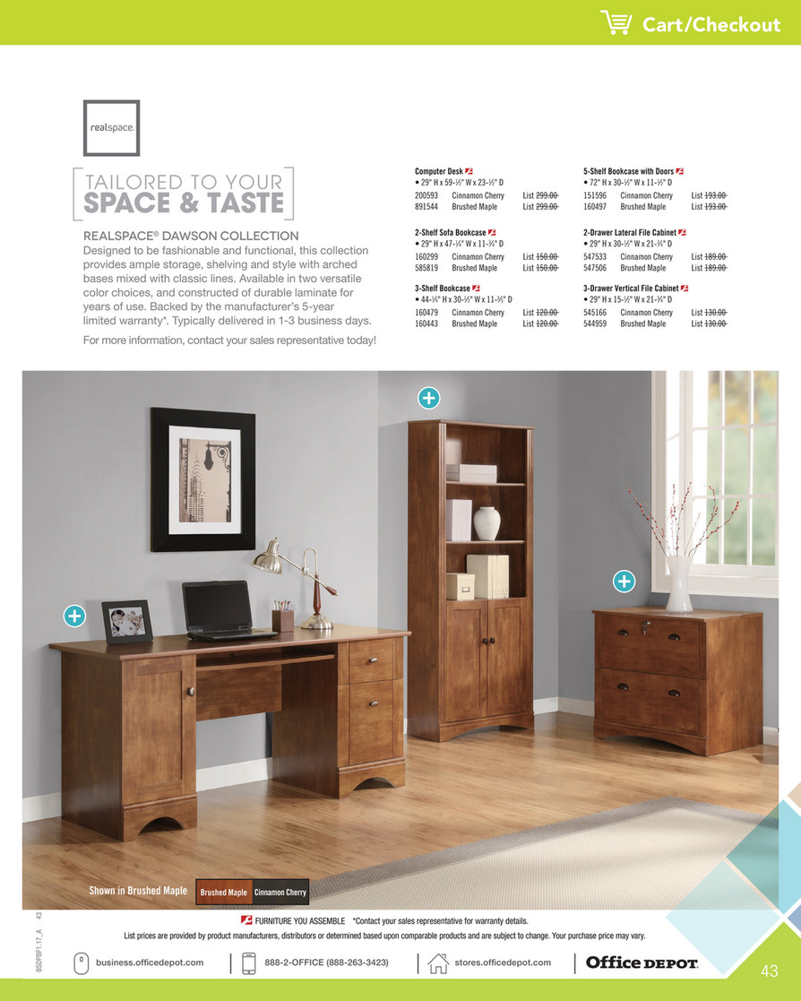 Office Depot Exclusive Brand Furniture Page 42 43