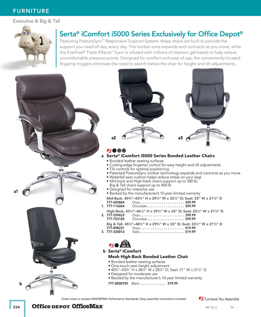 Serta icomfort best sale chair i5000 manual