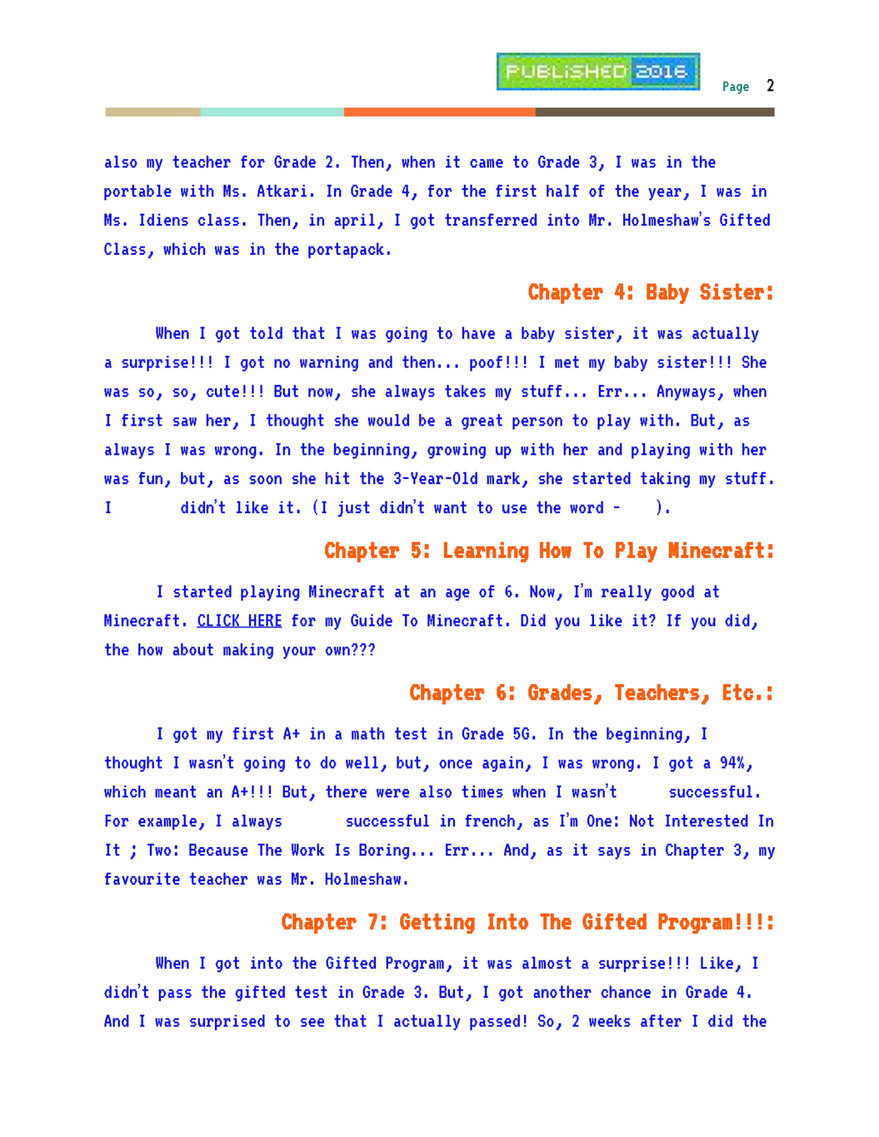 My publications - ___My Autobiography___ - Google Docs - Page 4-5 - Created  with Publitas.com