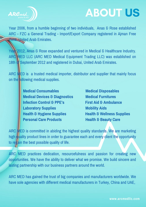 arcmed company profile - Page 1 - Created with Publitas.com