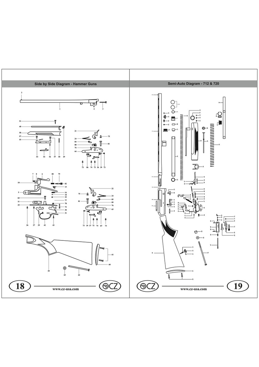 【説明欄必読】Shotgun チェリーパイ My publications - CZ-USA-Shotgun-Owners-Manual - Page 8-9