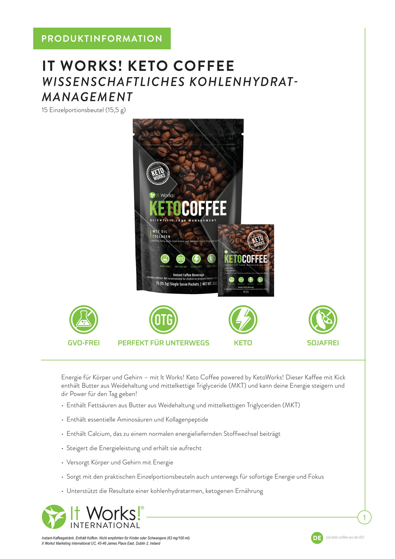 My Publications - Keto Kaffee Broschre - Page 1 - Created With