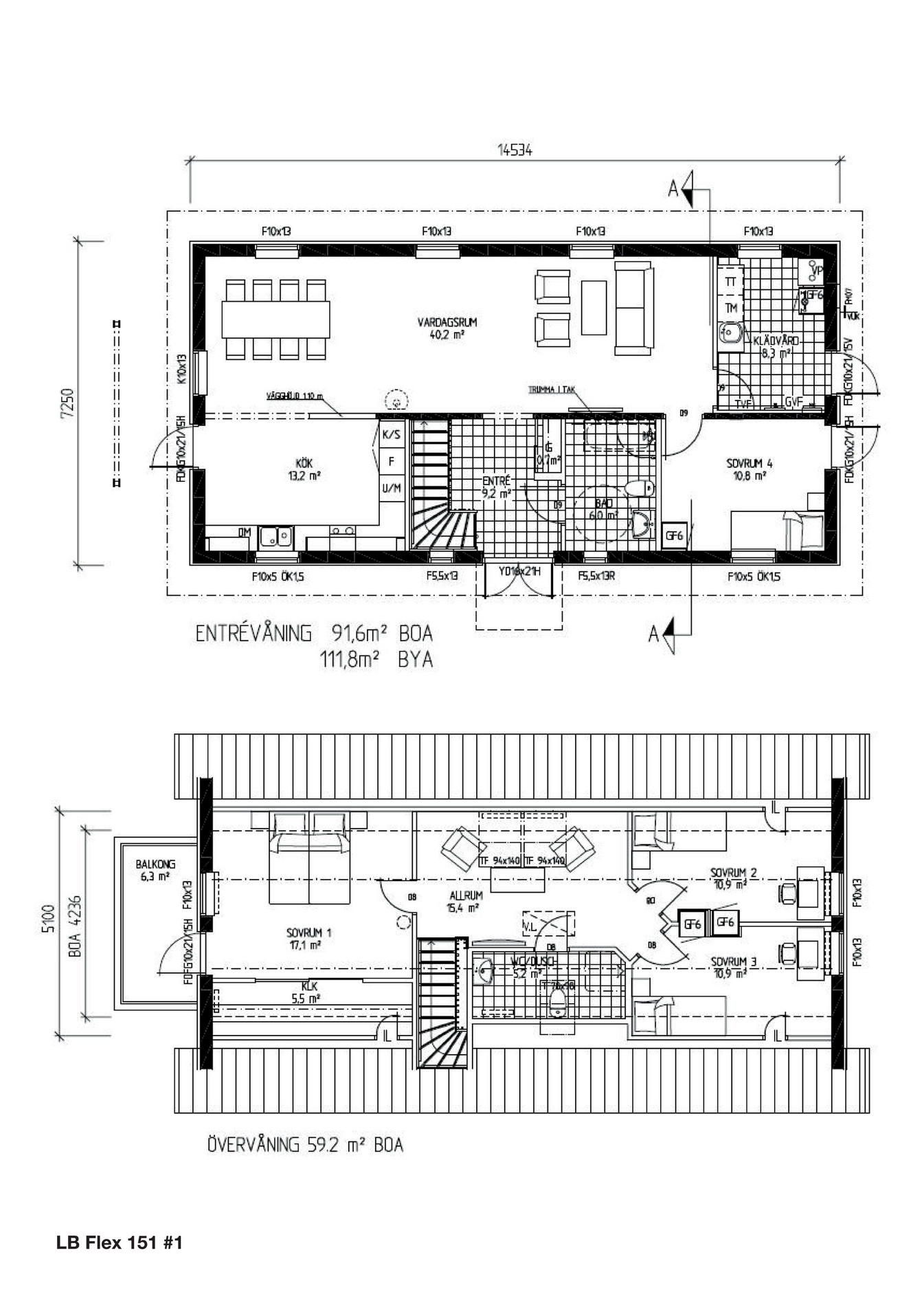 LB Hus LB Flex 151 Sida 1