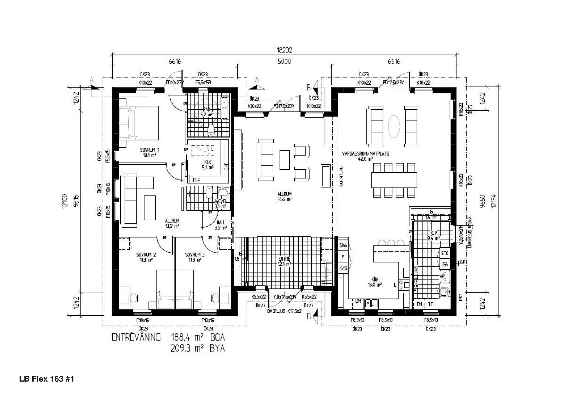 LB Hus LB Flex 163 Sida 1