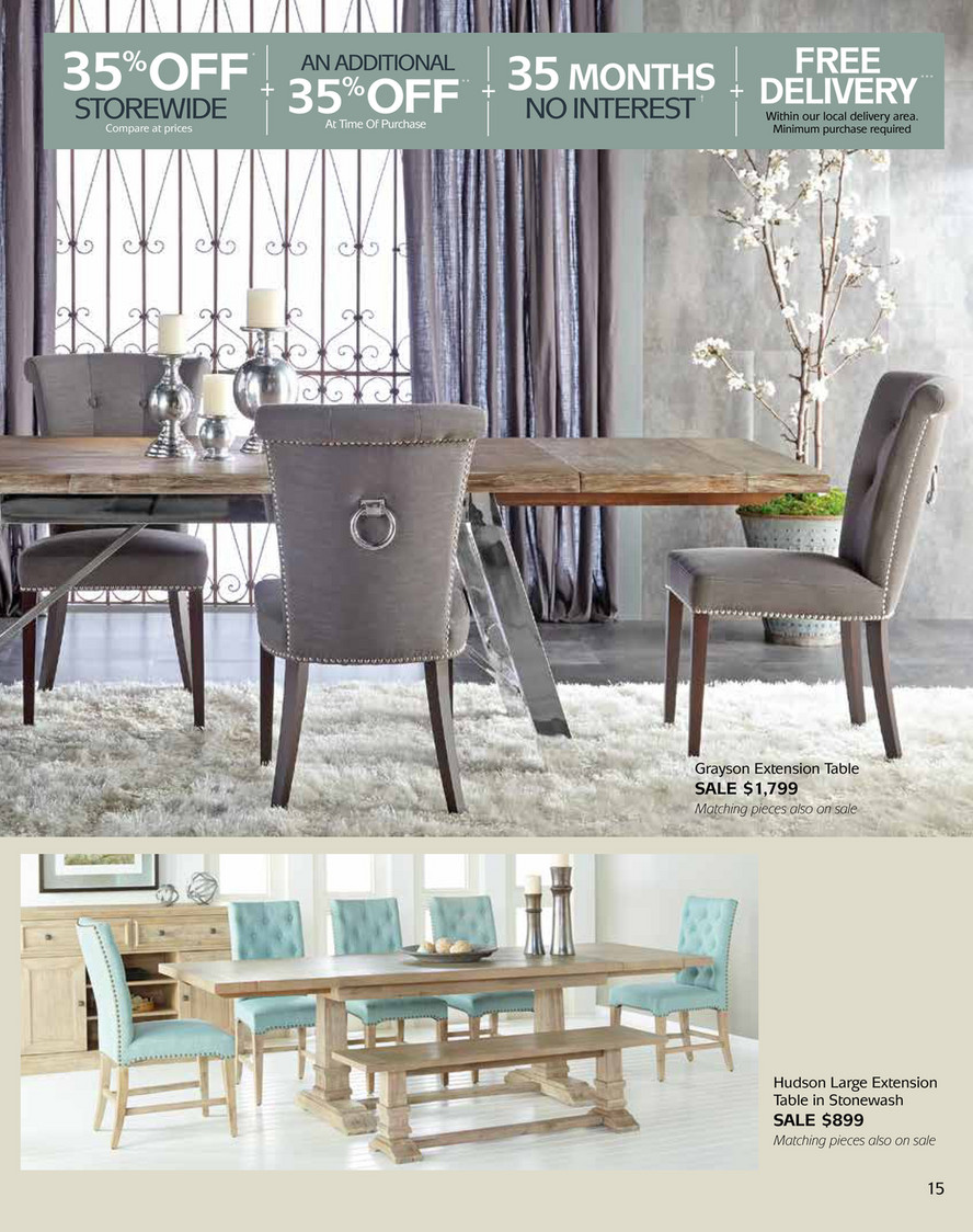 Hudson S Furniture Hudson S Furniture 2016 Fall Catalog Page