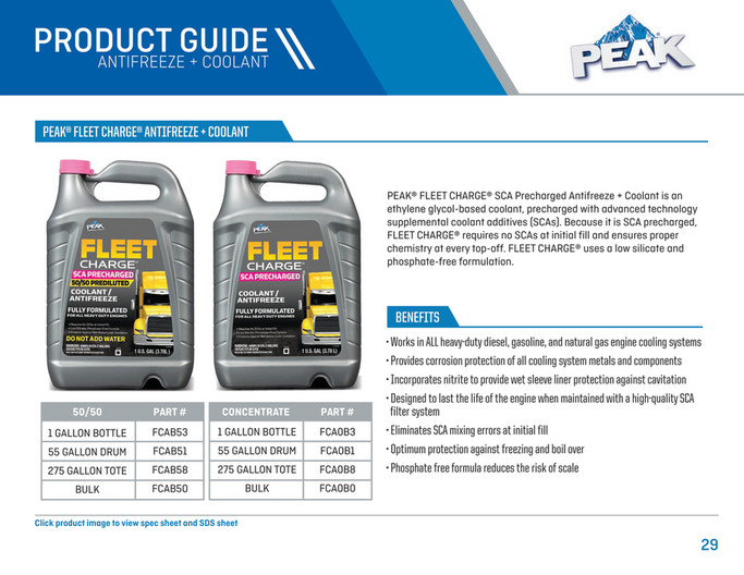 PEAK BlueDEF Final Charge PRODUCT CATALOG - Page 28-29 - Created with ...
