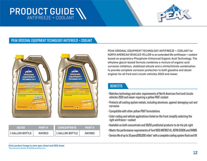 PEAK BlueDEF Final Charge PRODUCT CATALOG - Page 12-13 - Created with ...