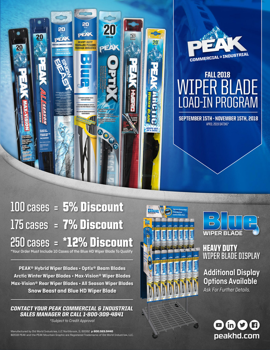 peak wiper blades