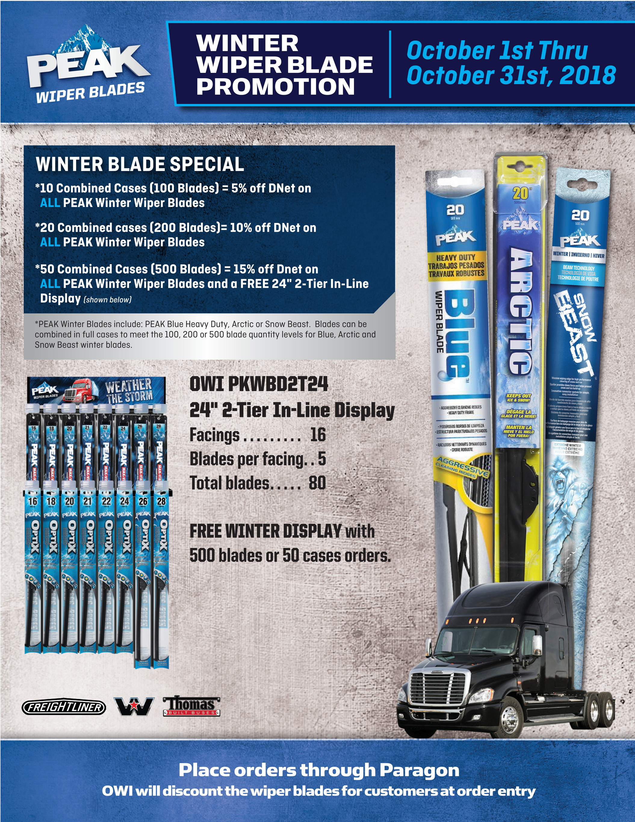 peak wiper blades