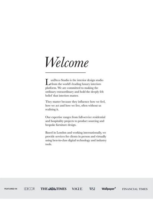 Download Our Brochure LuxDeco Studio Page 2 3