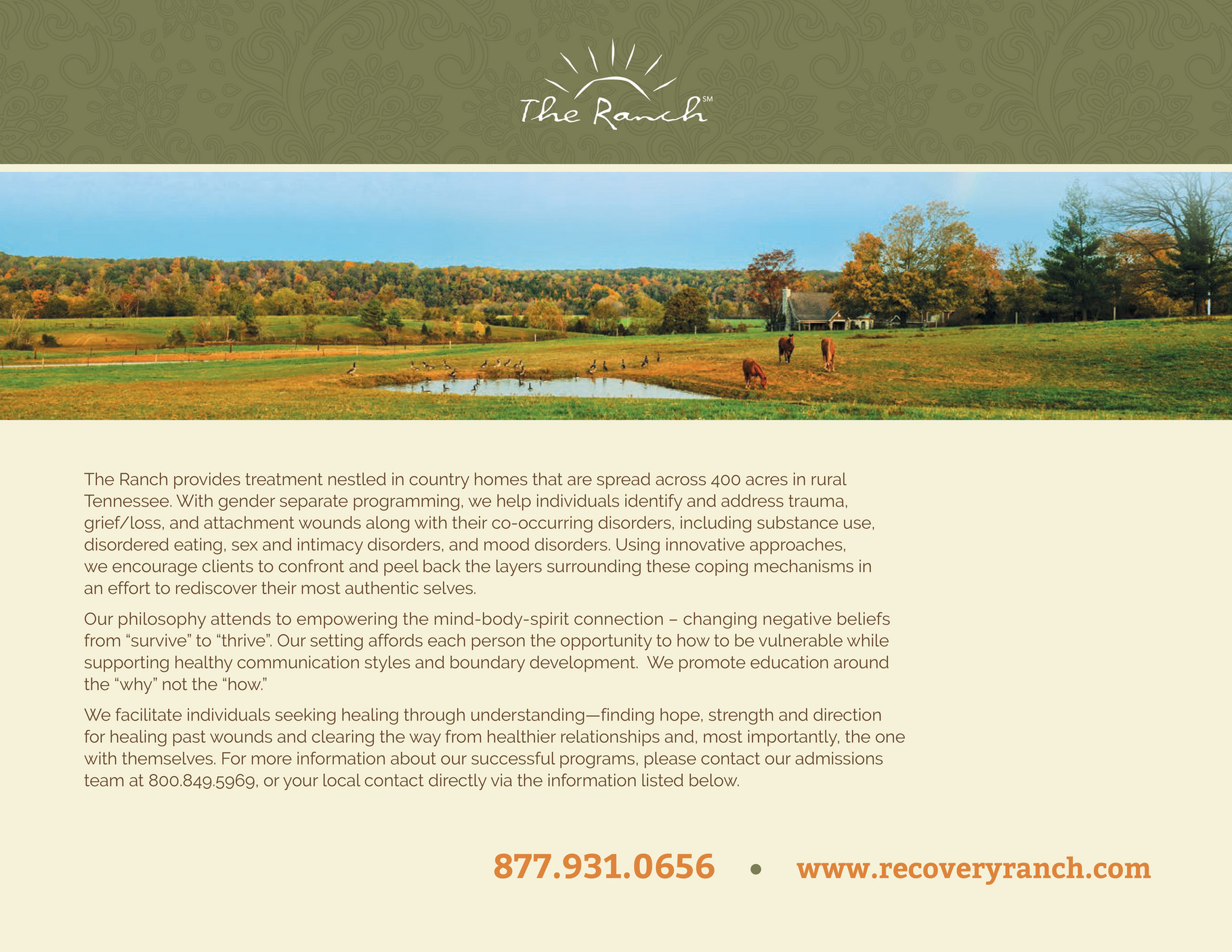 Elements Behavioral Health - The Ranch One-Pager - Page 2 - Created ...