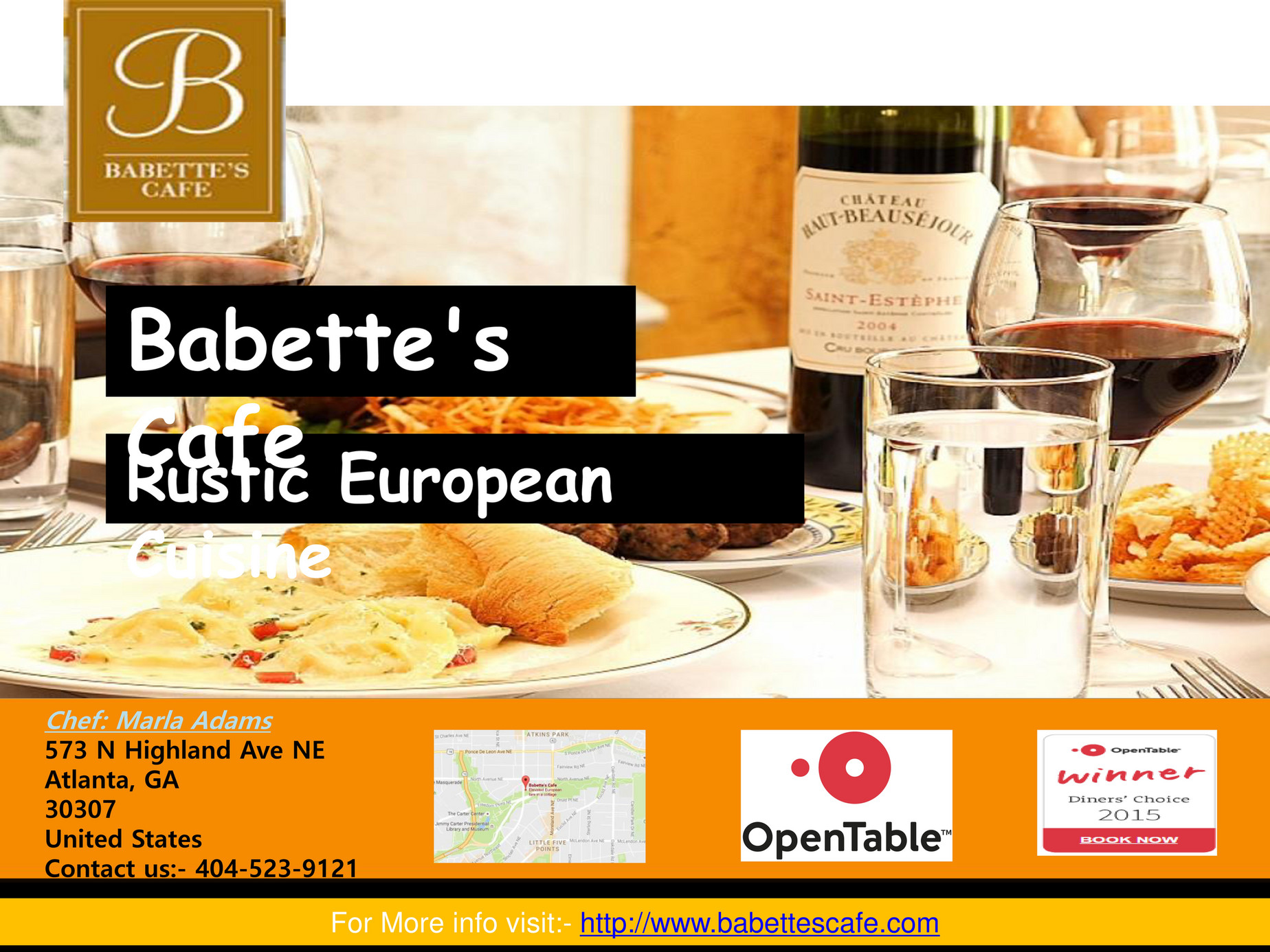 French Restaurant Atlanta Babette's Cafe French Rsetaurant Atlanta