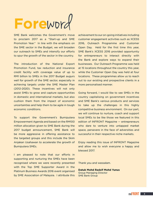 Foreword Article Design Example My publications - Infront vol 4 - Page 1 - Created with Publitas.com