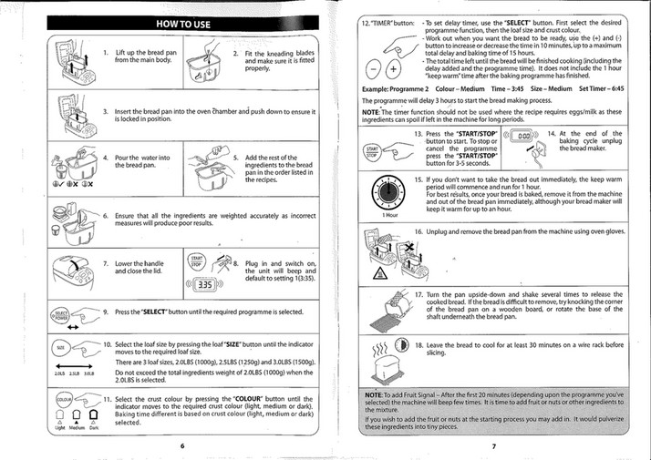 Cosway Malaysia RA0228 Empress Bread Maker Page 45