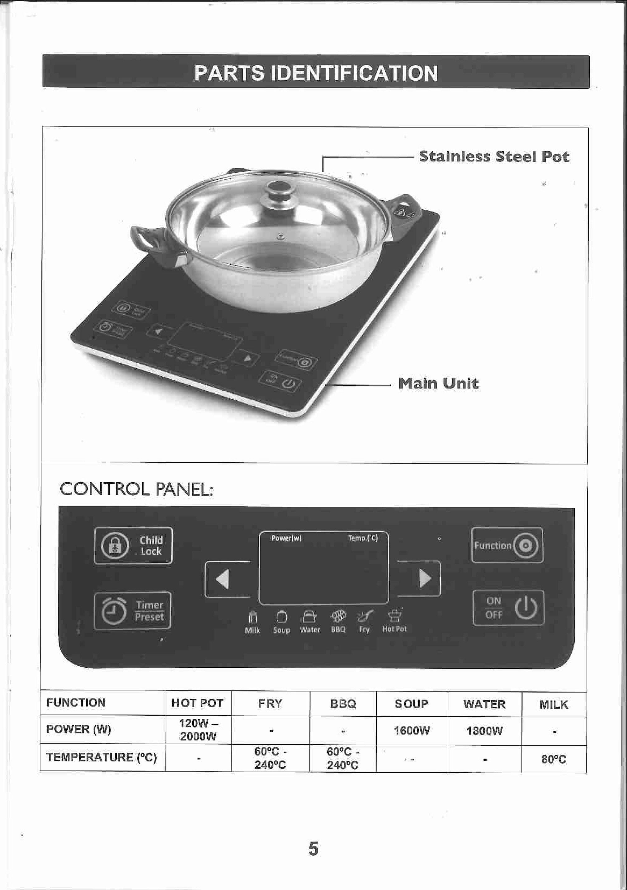 cosway induction cooker