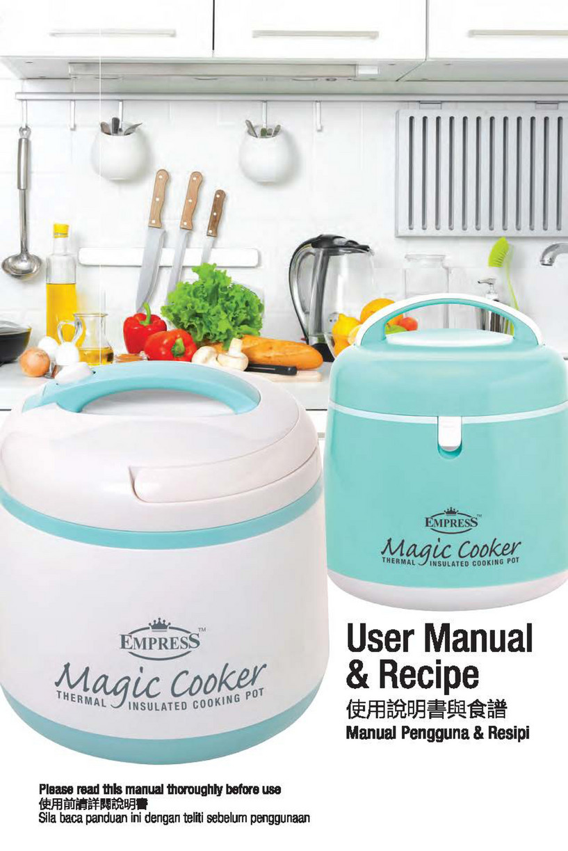 Cosway Malaysia - Empress Magic Cooker - C. White & B. Turquoise - Page 1