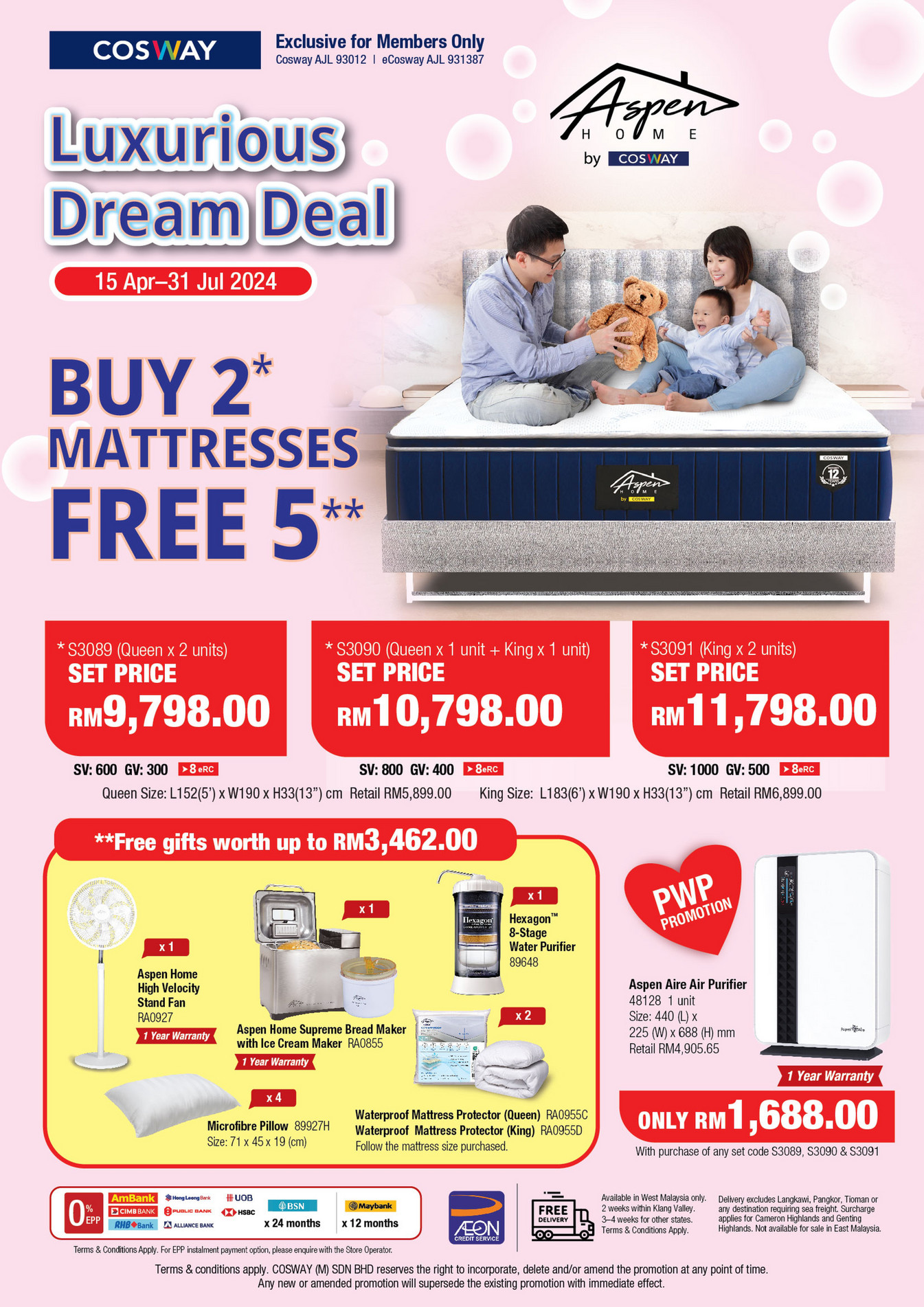 Cosway Malaysia Smart Pack (Mattress) Page 1